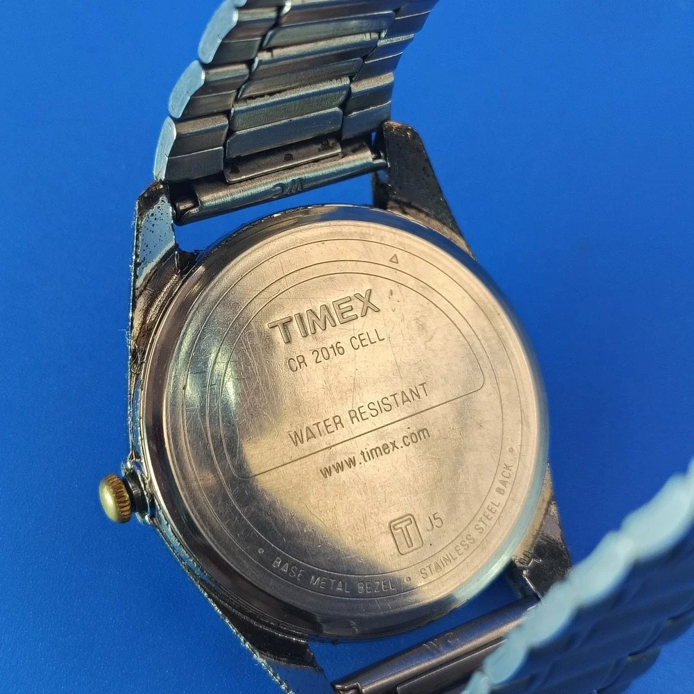 Vintage 2001 Timex Indiglo Presidential 33mm Men's Quartz Watch Fully Restored‎